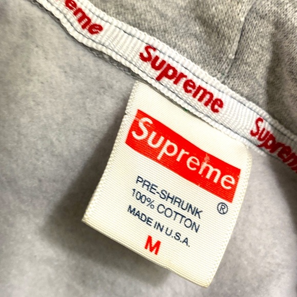 Supreme Box Logo Hoodie woman Medium Heather Gray Long Sleeve Pullover ⭐️⭐️ - Picture 5 of 16